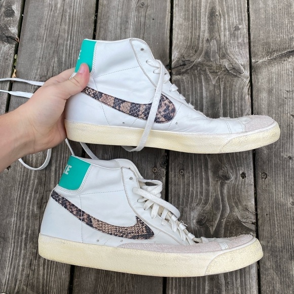 2012 Nike Blazer Mid ‘77 ‘Vintage Sail Atomic Teal’ Size 13 - Picture 10 of 14